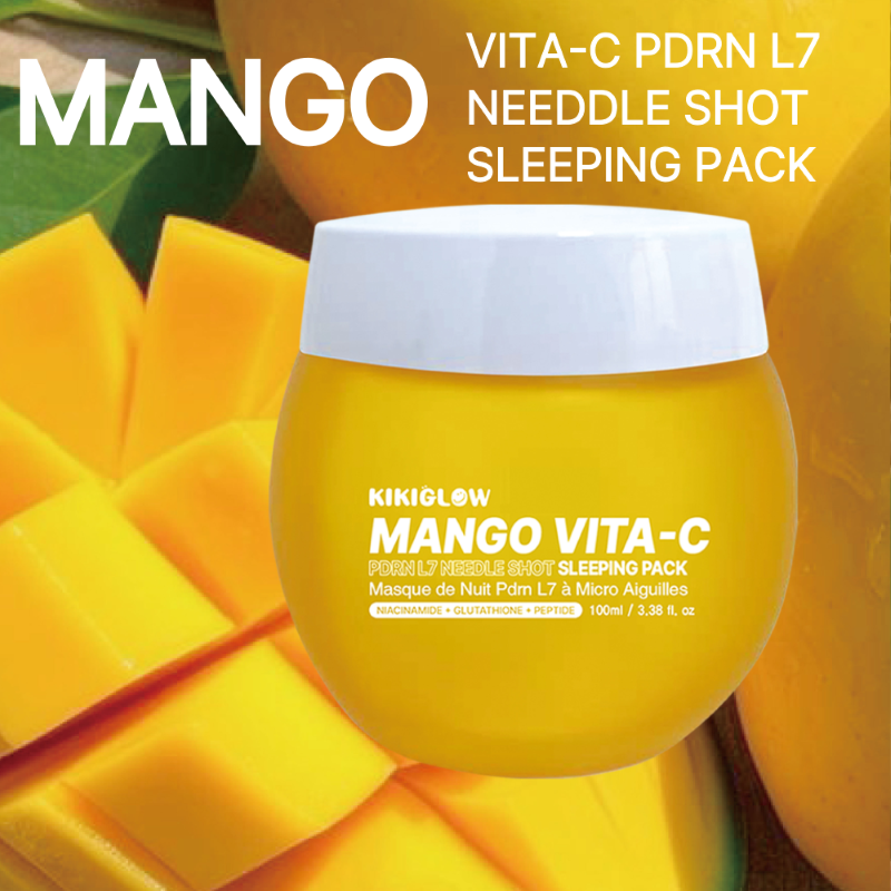 Mango Vita-C PDRN L7 Needle Shot Sleeping Pack - Image 2
