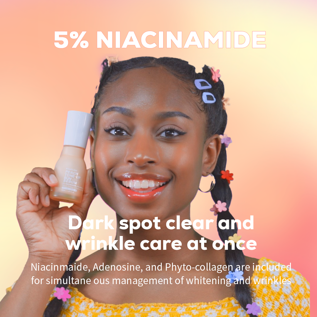 Peach SPF50++++ Tone Up Sun Serum - Image 3