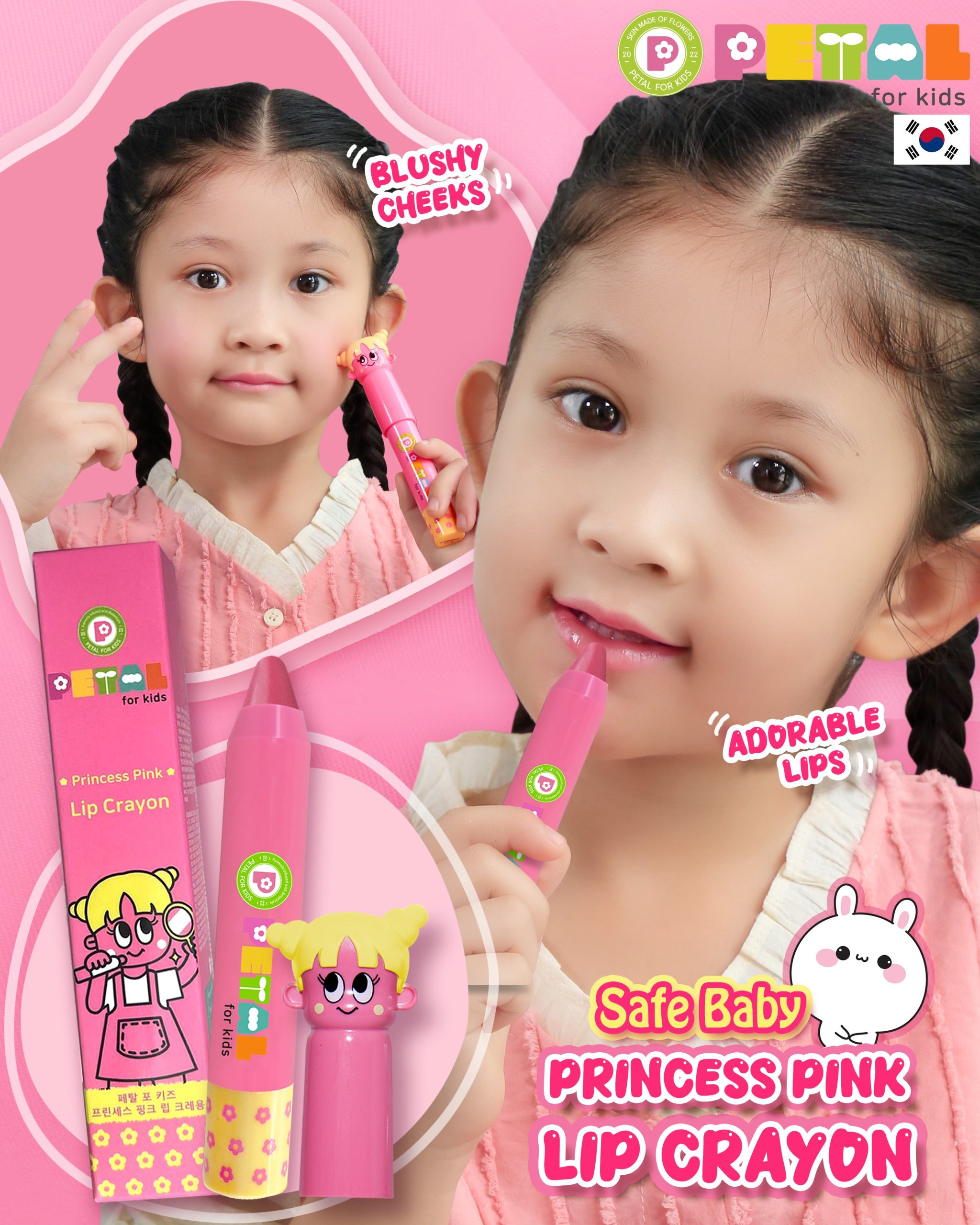 Princess Pink Lip Crayon - Image 3